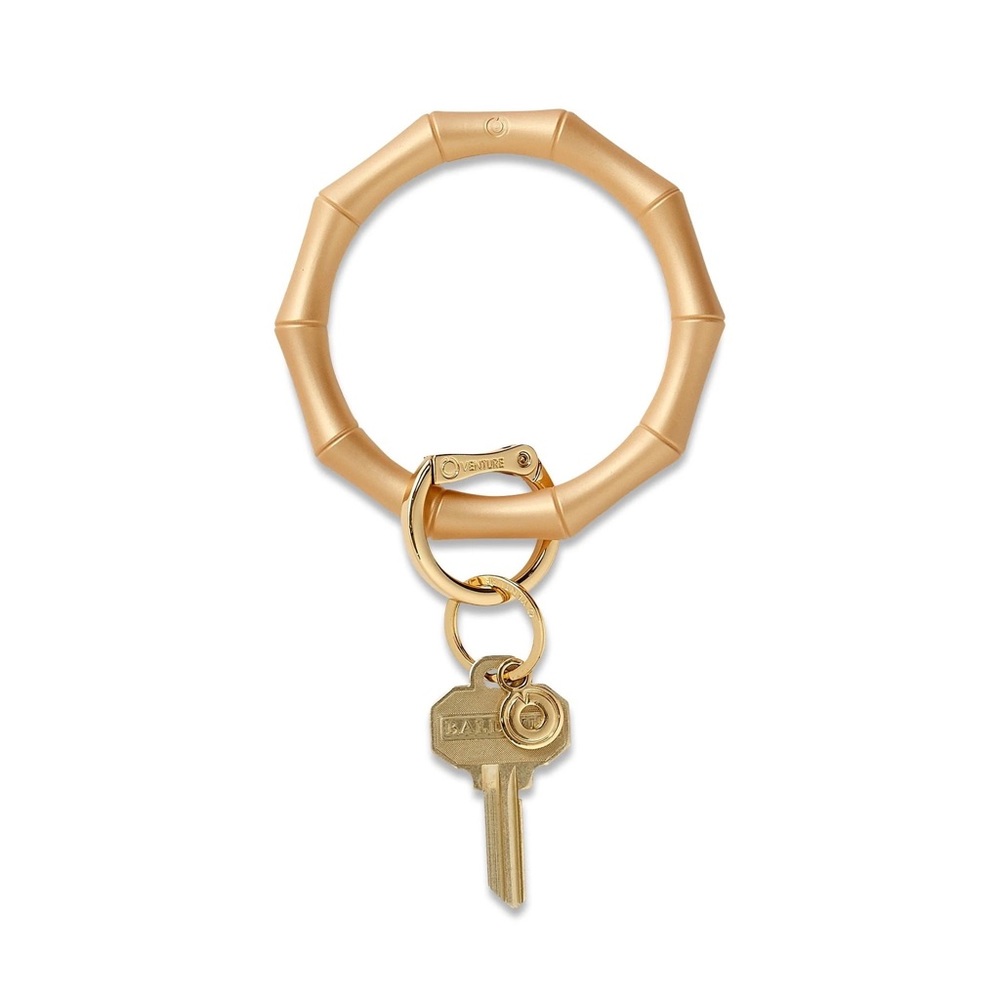 *NEW* Big O® Key Ring | Oventure Gold Rush Silicone Bamboo | NWT (Retails $30)